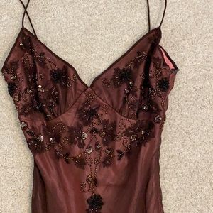 Embroidery gown dress. Size 2